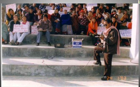 Amid major protests, the Manipur government shuts down internet services in five districts