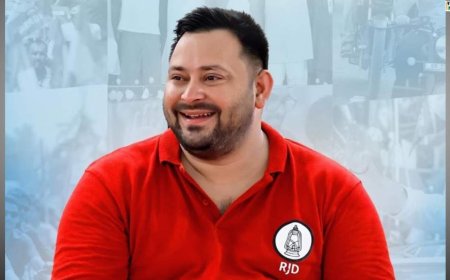 Tejashwi Yadav’s convoy hit in Vaishali; minister narrowly escaped the accident