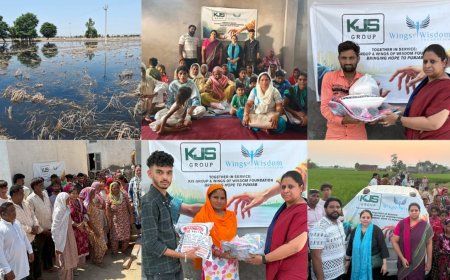 Wings of Wisdom Foundation & KJS Ahluwalia Group of Companies Extend Flood Relief to 500 Families in Punjab