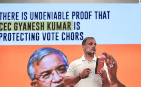 Rahul Gandhi gives CEC 1 week to reveal voter deletion details, EC dismisses charges as false