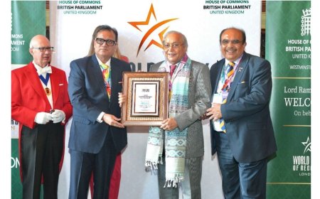The 8th Awards ceremony of World Book of Records celebrated achievers from UK, Europe, Africa & Asia gathering 120 delegates at the UK Parliament