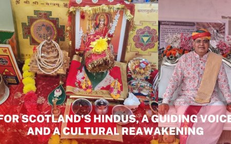 Acharya Dr Abhishek Joshi: Navratri in Scotland, United Kingdom: Nine Days, Many States, One Community