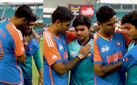 Indian Captain Suryakumar Yadav'a Gesture Towards Dunith Wellalage Gets Applause