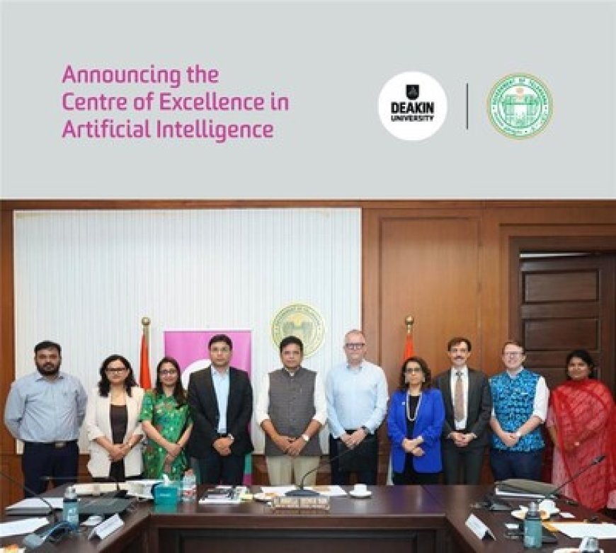 Deakin University and Government of Telangana Announce Intent to Advance AI Innovation in India