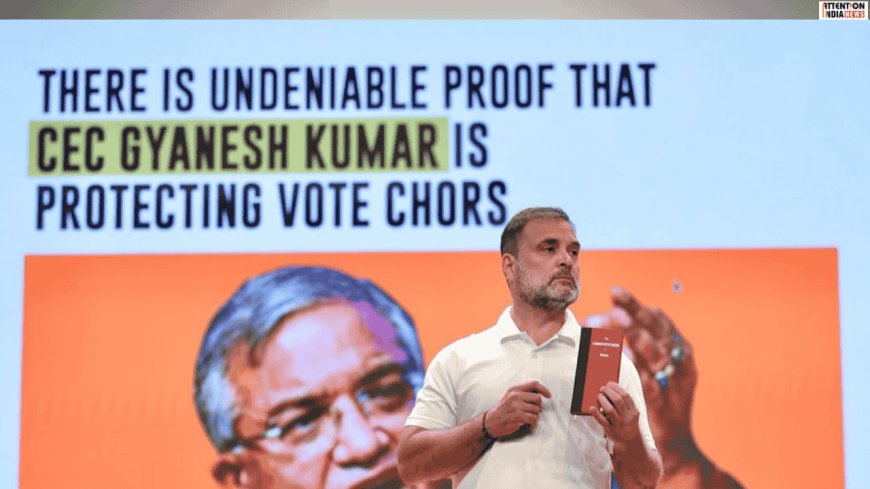 Rahul Gandhi gives CEC 1 week to reveal voter deletion details, EC dismisses charges as false