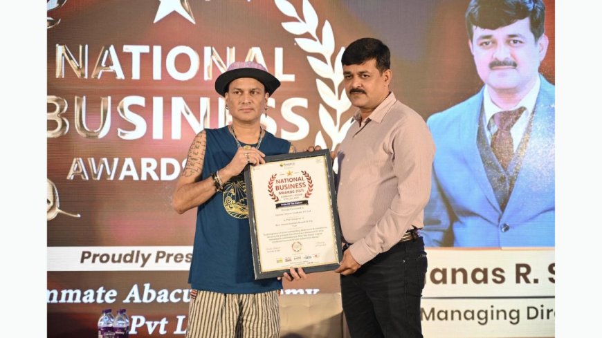 Manas Ranjan Sahu Wins Best Abacus Institute Brand of the Year