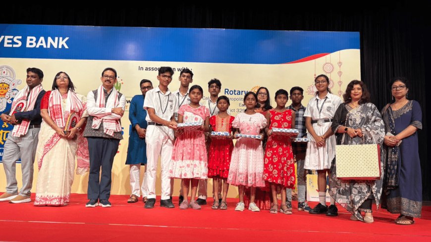 YES BANK, Satyam Roychowdhury Foundation and Rotary Club of Calcutta Metropolitan East celebrate the success of the 3rd ‘Sobar Pujo, Durga Pujo’ in Kolkata