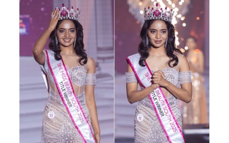 Vasantha Lakshmi M from Karnataka Crowned LIVF She Miss Beauty South 2025 Winner