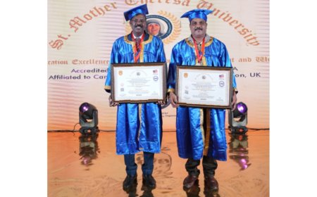L&T VP Kumarasen and Sub-Inspector Sabarinathan Receive International Honorary Doctorates via Indian Media Works Initiative