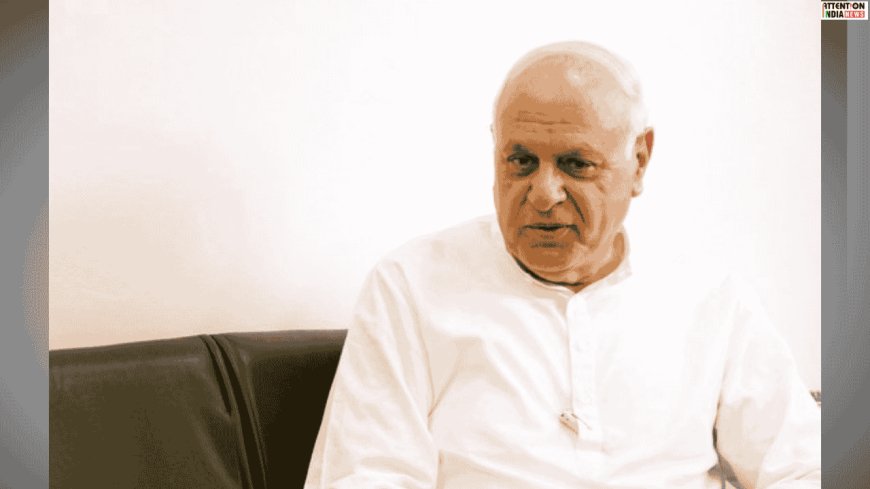 Farooq Abdullah Hospitalized with Abdominal Infection, Condition Improving and Likely to Be Discharged Soon