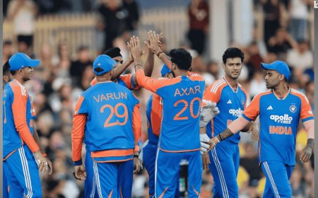 India Leads to a Five-Wicket Victory in Hobart, Series Locked 1-1 After All-Round Display