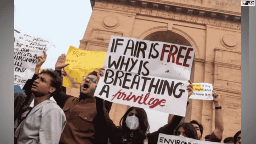 Delhi Air Protest Turns Violent at India Gate; 23 Arrested After Pepper Spray Attack and Maoist Poster Row