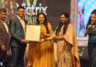 Actress Jayaprada honoured eminent personalities of the country at Dr. Jyoti Mane's Grand Victrix Awards Season 2