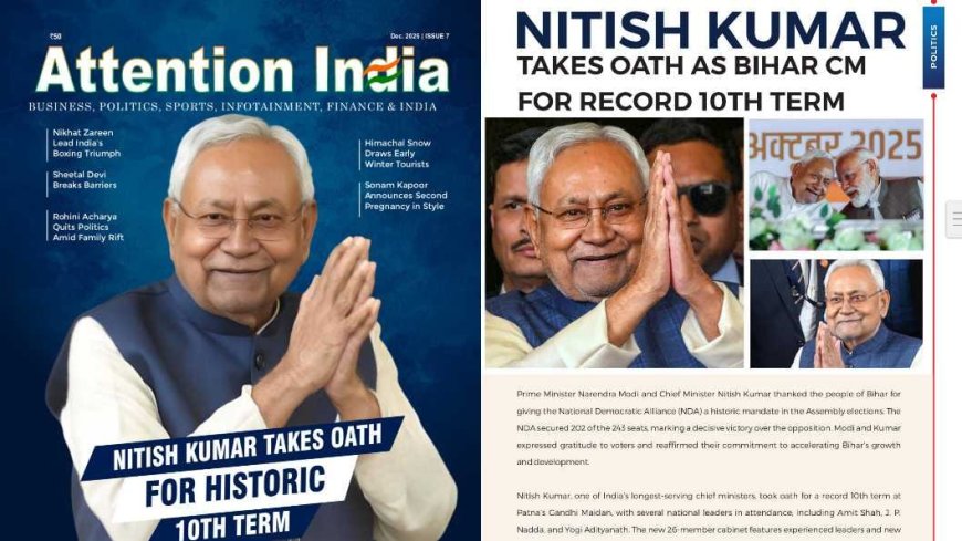 Attention India E-Magazine : November 2025