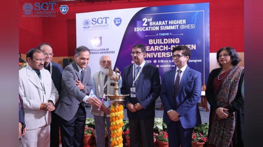 SGT University Successfully Hosts the 2nd Bharat Higher Education Summit 2025