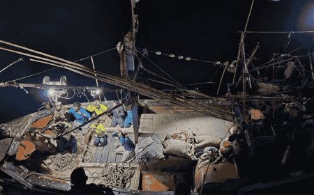 ICG Nabs Pakistani Boat with 9 Crew in Gujarat Waters Near IMBL; Towed to Porbandar