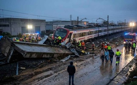 Spain Train Crash Near Barcelona Halts Catalonia Rail Services After Deadly Derailment