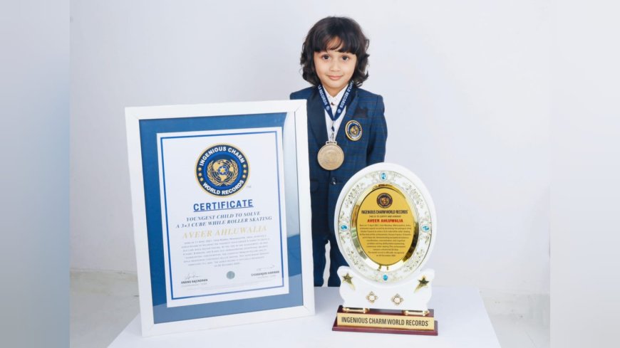 Mumbai’s Young Prodigy Aveer Ahluwalia Creates World Record Under Ingenious Charm World Records
