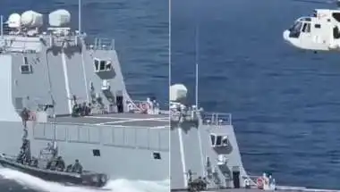 Indian Vessel Receives Aid from Pakistan Navy in Arabian Sea Breakdown