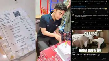“Mere Papa 85% Pe Marte The”: Viral 55% Result Cake Opens Floodgates Of Students’ Painful School Memories