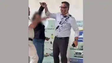 Woman Throws Ink at Maruti GM Over Harassment Claims
