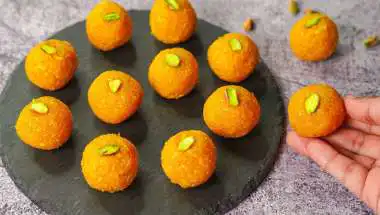 No-Cook Mango Coconut Laddoo: Healthy Summer Sweet Recipe