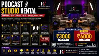 Affordable Mumbai Podcast Studio with 3 Sony Cameras