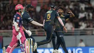 RR Set Big Target of 215 Runs for GT in IPL 2026 Qualifier 2