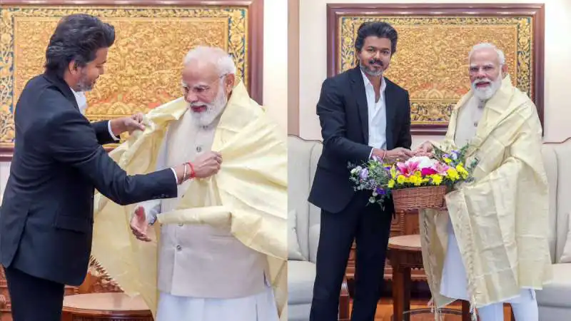 Vijay Raises Mekedatu, Fishermen Issues in Delhi