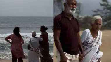 87-Year-Old Grandma Sees the Beach for First Time, Gets Emotional