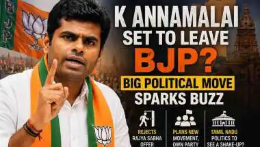 K Annamalai Set to Leave BJP? Big Political Move Sparks Buzz