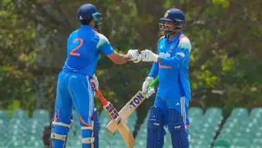 Vipraj Nigam's Pitch Violation Costs India A 10 Runs in Dambulla