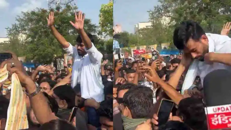 Abhijeet Dipke Slapped, Attacked Ahead of Jaipur Student Protest
