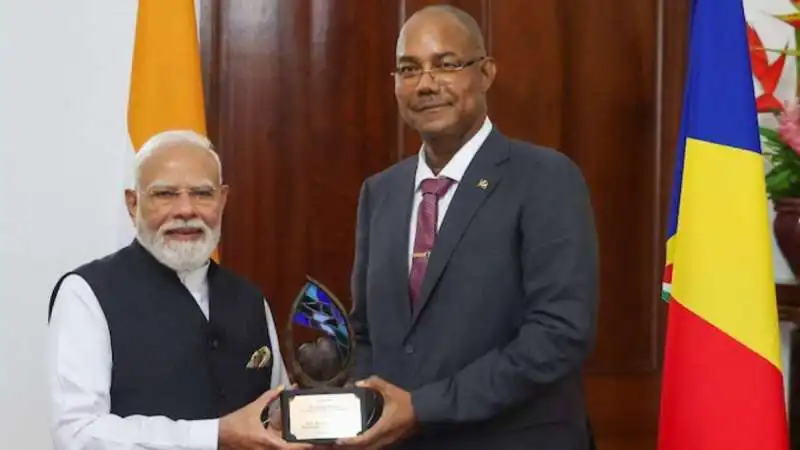PM Modi Conferred Seychelles' Highest Environmental Honour