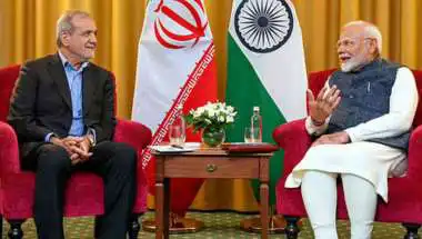 PM Modi Discusses West Asia, Hormuz With Iran President