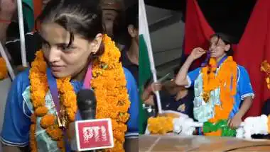 Asmita Dey Gets Hero's Welcome After CWG Gold