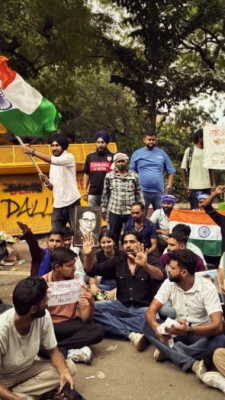 Delhi Police Drop Name Tags Amid Jantar Mantar Protests.