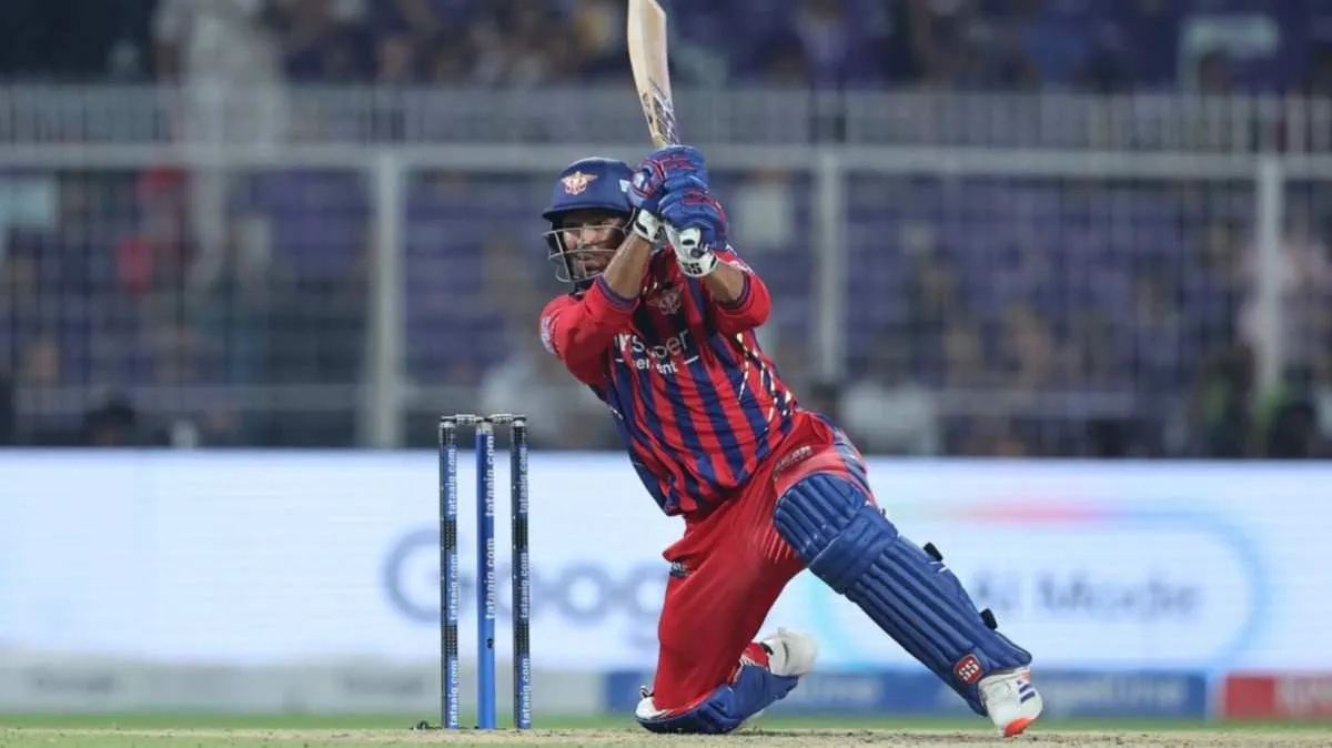 Mukul Choudhary's Unbeaten 54 with 7 Sixes Makes LSG Win Against KKR