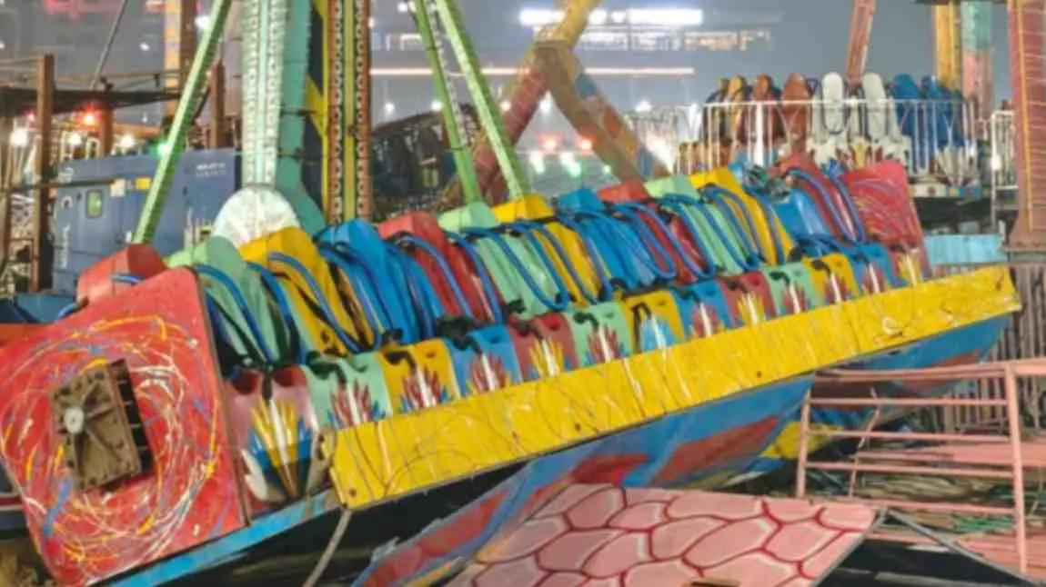 Two Arrested in Surajkund Mela Swing Collapse That Killed Cop, 12 Hurt