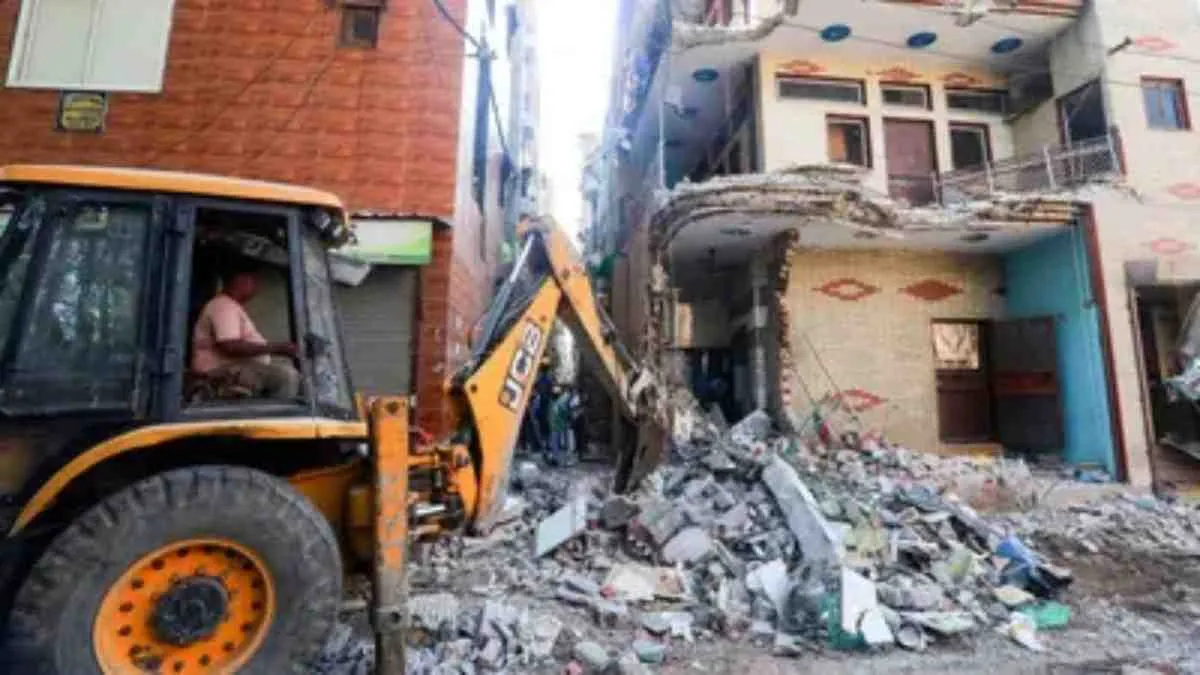 Uttam Nagar Holi Tragedy: Accused's House Demolished by Delhi Authorities