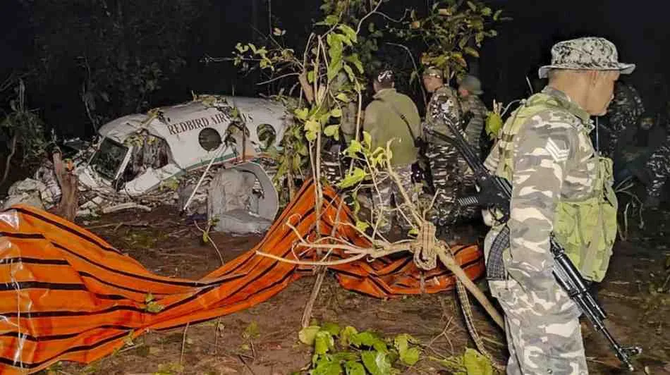 7 Killed in Air Ambulance Crash in Jharkhand Forest