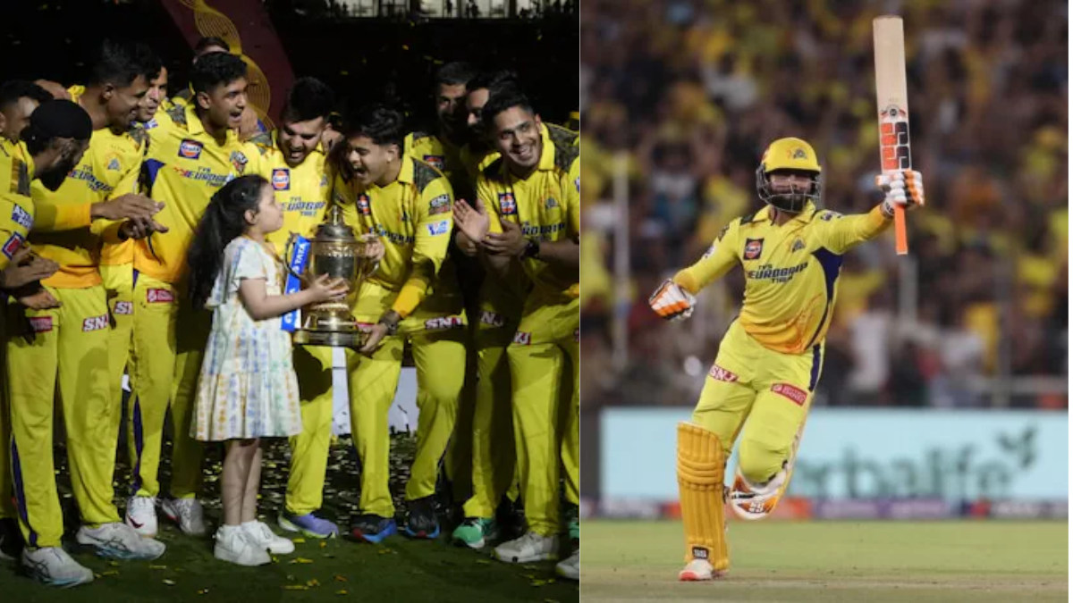 Chennai Super Kings Win Its 5th Title in the IPL 2023 Finals; Ravindra Jadega Finishes Off In Style!
