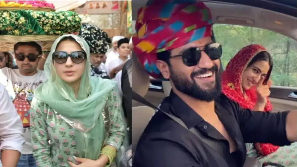 The Cutest Video Ever Features Vicky Kaushal And Sara Ali Khan Jamming In Jaipur With A New Friend.