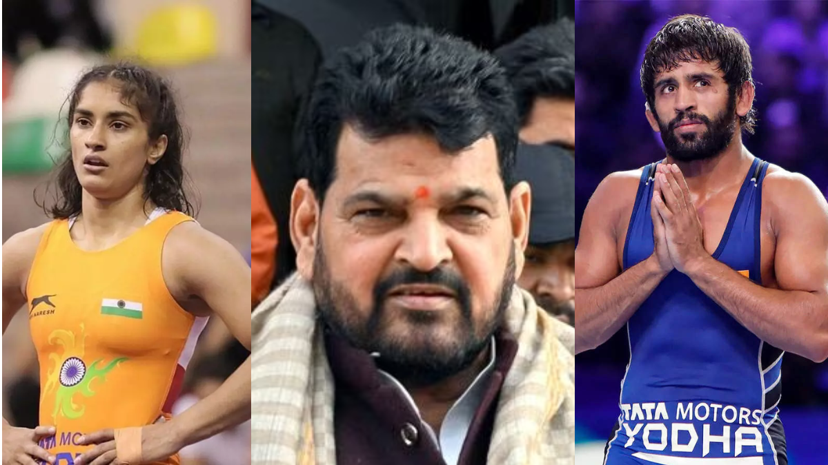 Brij Bhushan of WFI declares that he is “ready for a polygraph test if Vinesh Phogat, Bajrang Punia…
