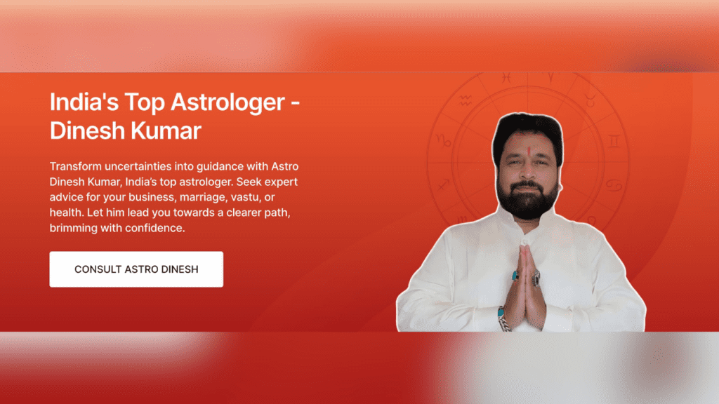 Meet The Top Astrologer In India Dinesh Kumar Who Can Help You Make Important Life Decisions